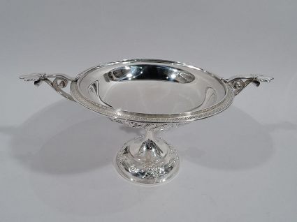 Early Tiffany Sterling Silver Greek Revival Classical Kylix Compote