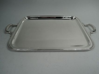Large Tiffany Midcentury Modern Sterling Silver Tray