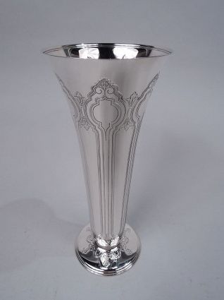 Antique Tiffany Edwardian Classical Sterling Silver Vase