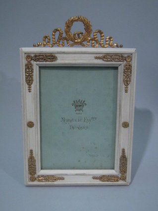 French Empire Gilt Bronze Picture Frame C 1900