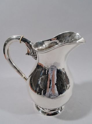 Danish Modern Hand-Hammered Water Pitcher by Svend Toxværd