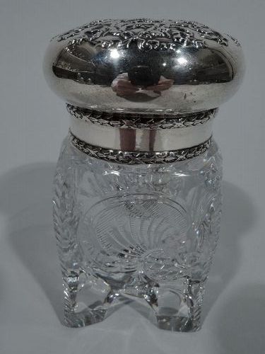 Antique American Sterling Silver Inkwell by Shreve, Crump & Low