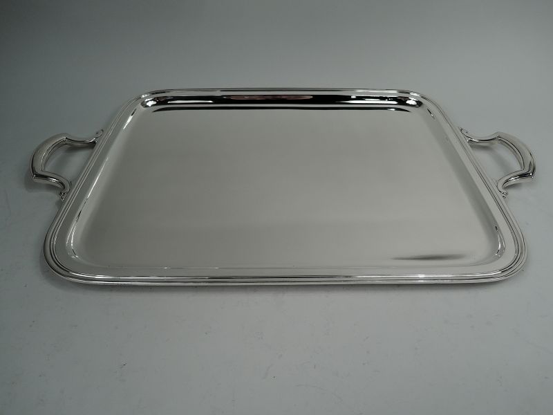 Large Tiffany Midcentury Modern Sterling Silver Tray