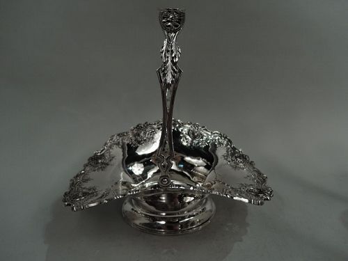 Fancy Tiffany American Victorian Sterling Silver Basket