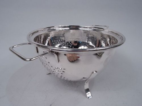 Super Luxurious Hand-Made Modern Sterling Silver Colander by Cartier