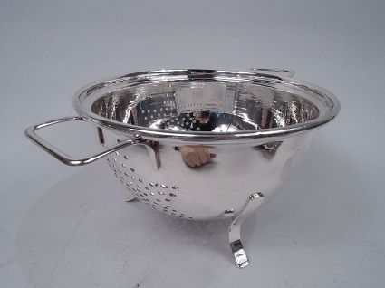 Super Luxurious Hand-Made Modern Sterling Silver Colander by Cartier
