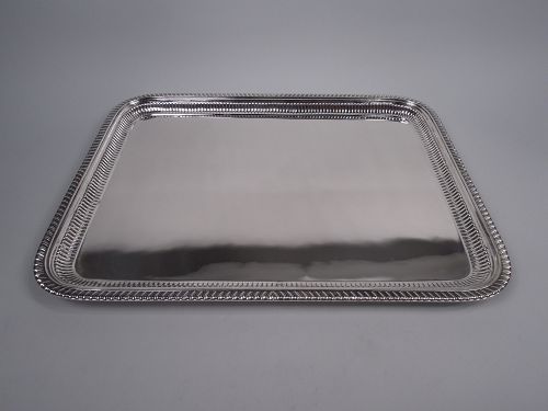 Large Dominick & Haff Victorian Classical Sterling Silver Tray 1890