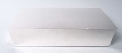 Smart & Modern American Sterling Silver Desk Box by Tiffany